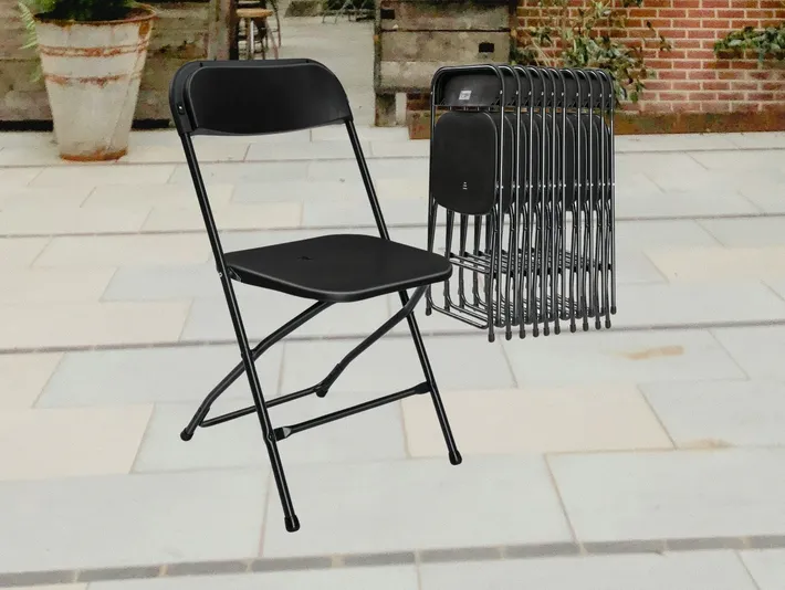 Black Folding Chairs rental in Fort Smith Arkansas